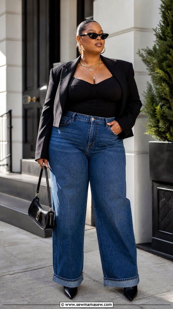 Plus Size Baddie Corset Top Outfit - 20 plus size baddie outfit ideas