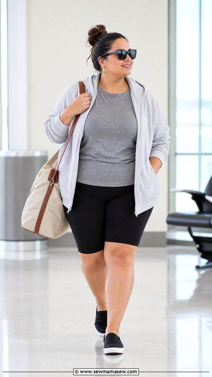 Plus Size Bermuda Shorts Airport Outfit - 20 plus size bermuda shorts outfit ideas