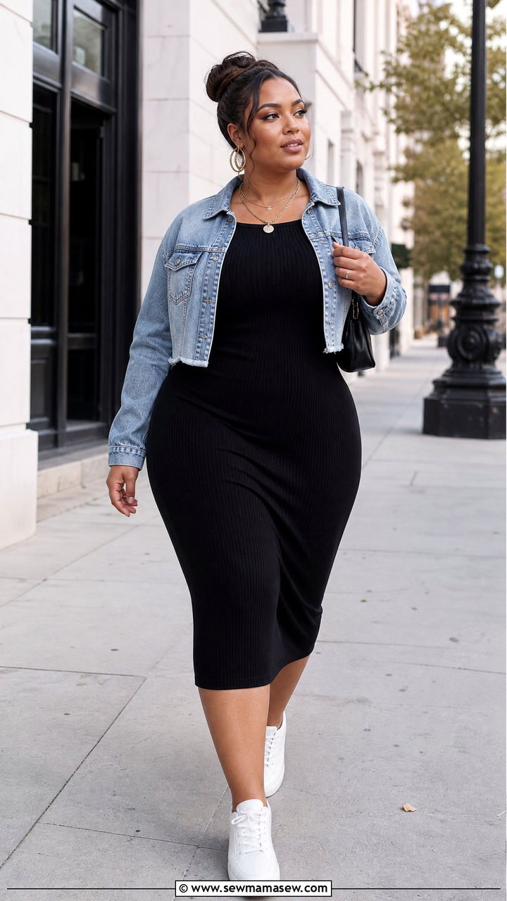 Plus Size Black Dress Outfit - 20 plus size outfits for young women