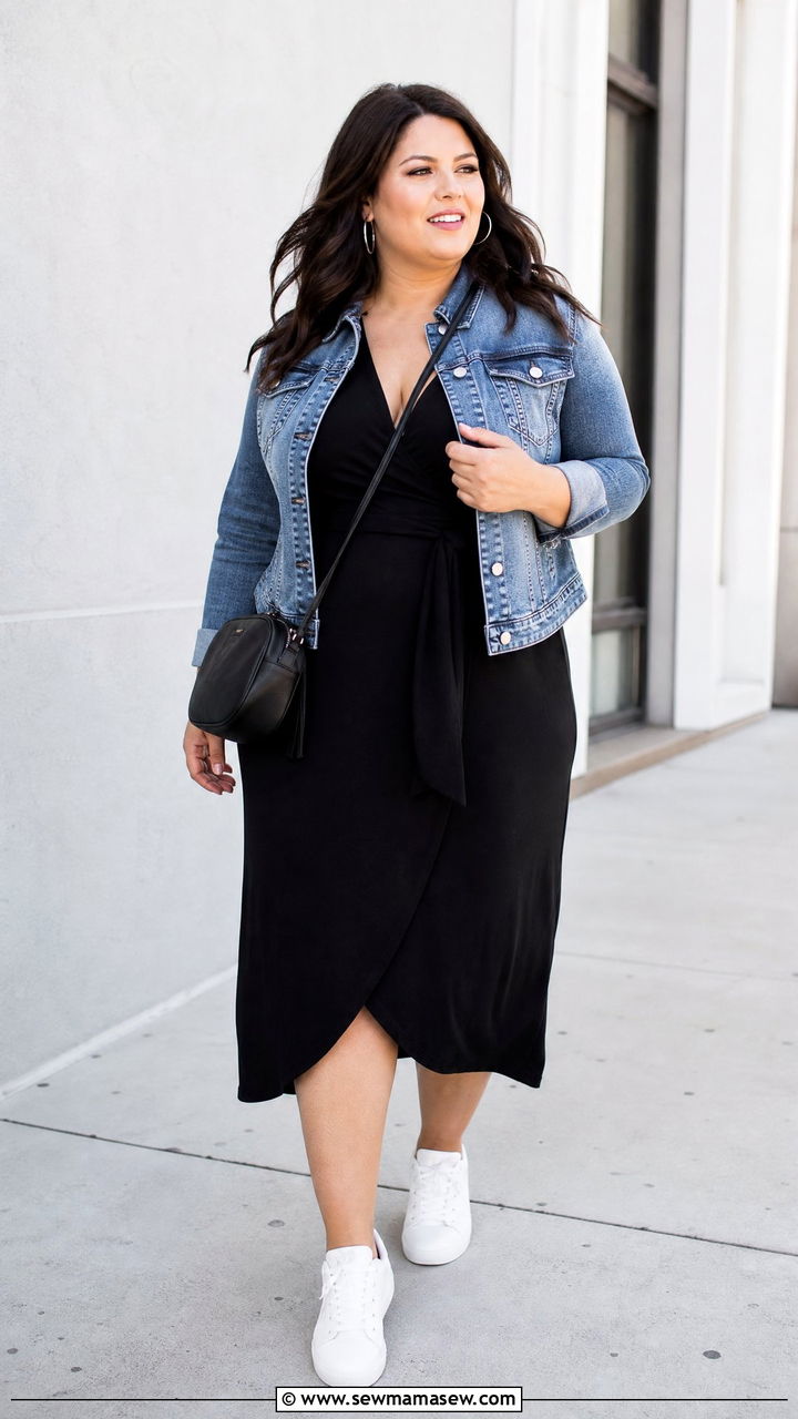 Plus Size Black Midi Dress Outfit - 20 plus size black outfit ideas