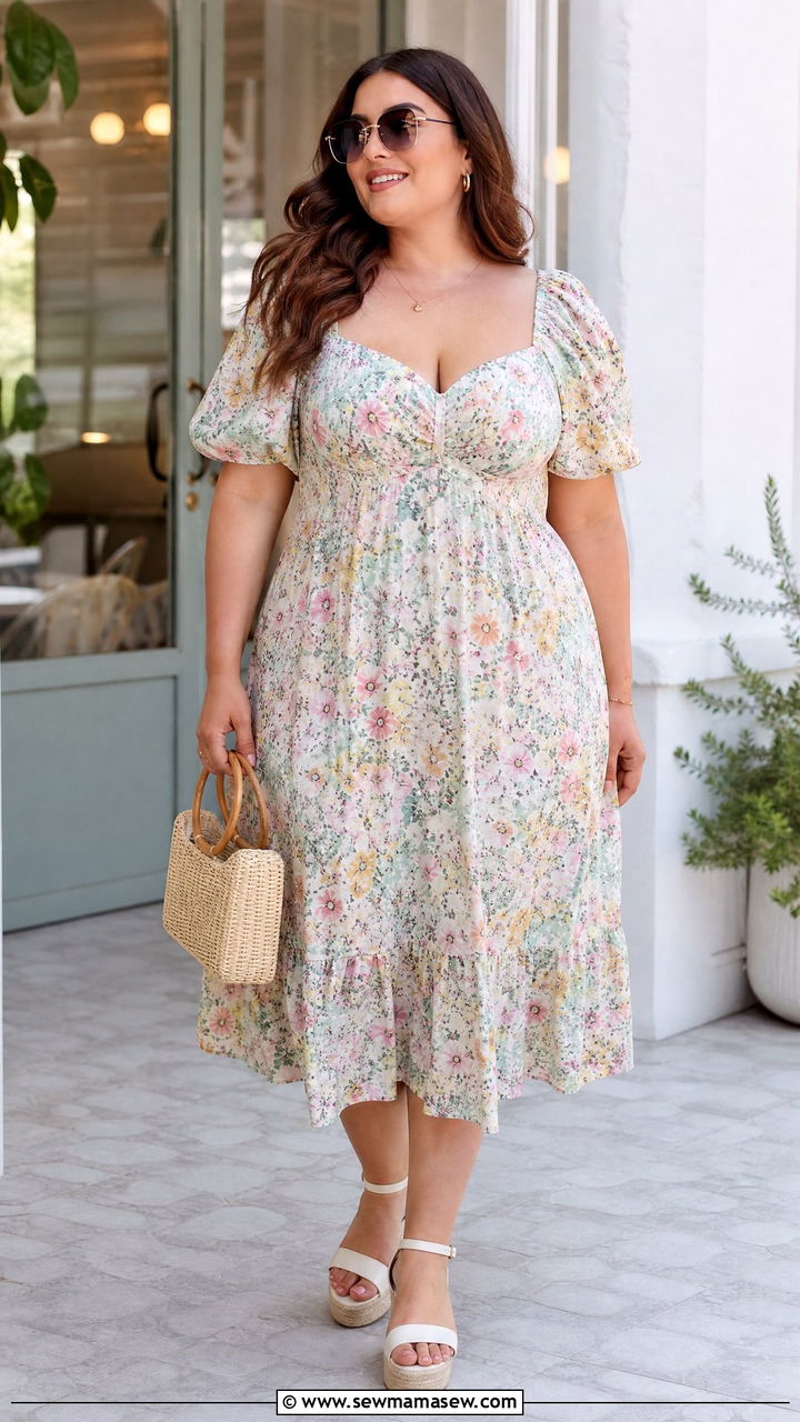 Plus Size Brunch Sundress Outfit - 20 plus size sundress outfit ideas