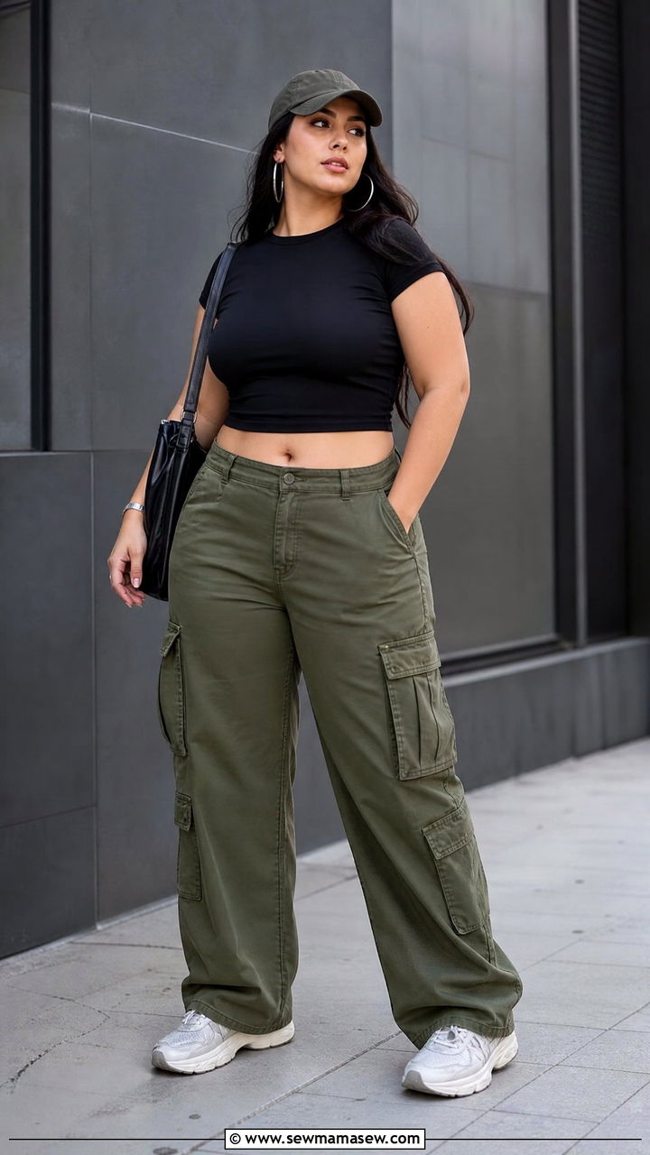 Plus Size Cargo Pants Outfit - 20 plus size outfits for young women