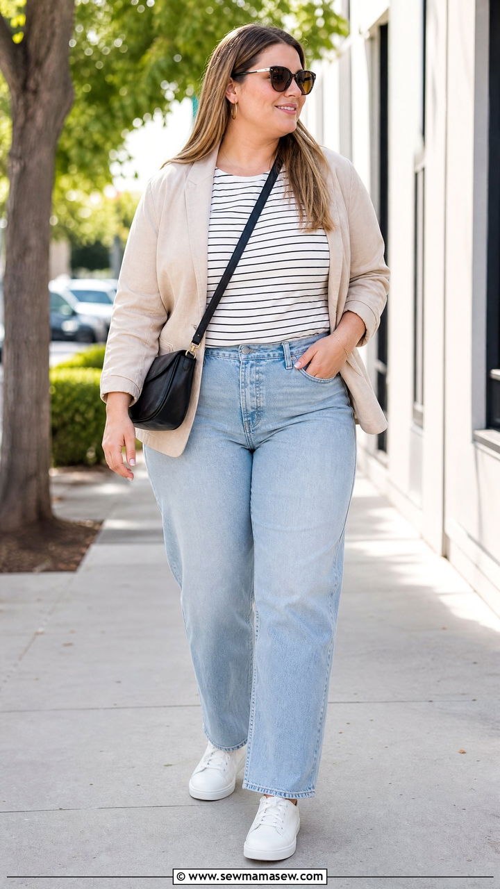 Plus Size Casual Sneaker Outfit - 20 plus size outfit inspo
