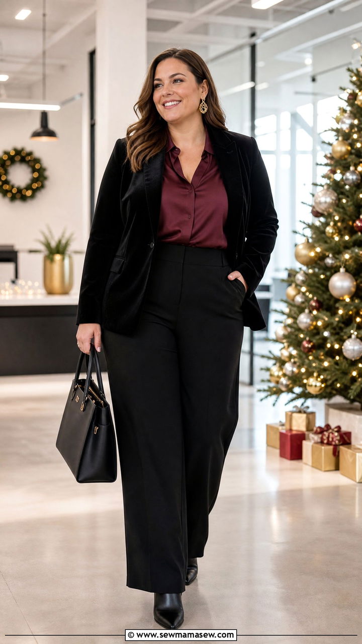 Plus Size Christmas Office Party Outfit - 20 plus size christmas outfit ideas