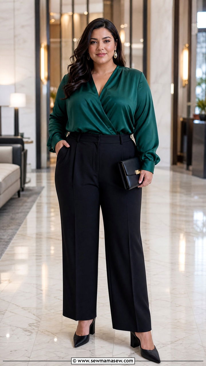 Plus Size Dress Pants With Heels Outfit - 20 plus size dress pants outfit ideas