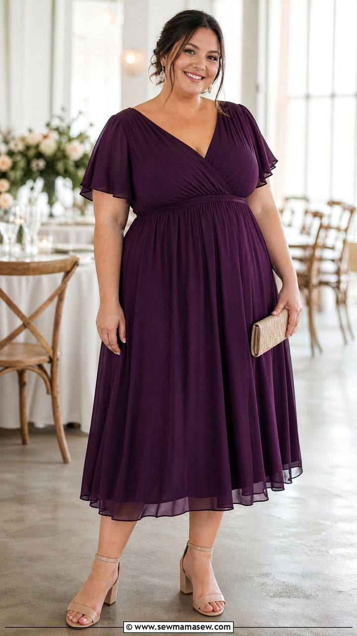 Plus Size Empire Waist Cocktail Dress Outfit - 20 plus size cocktail outfit ideas