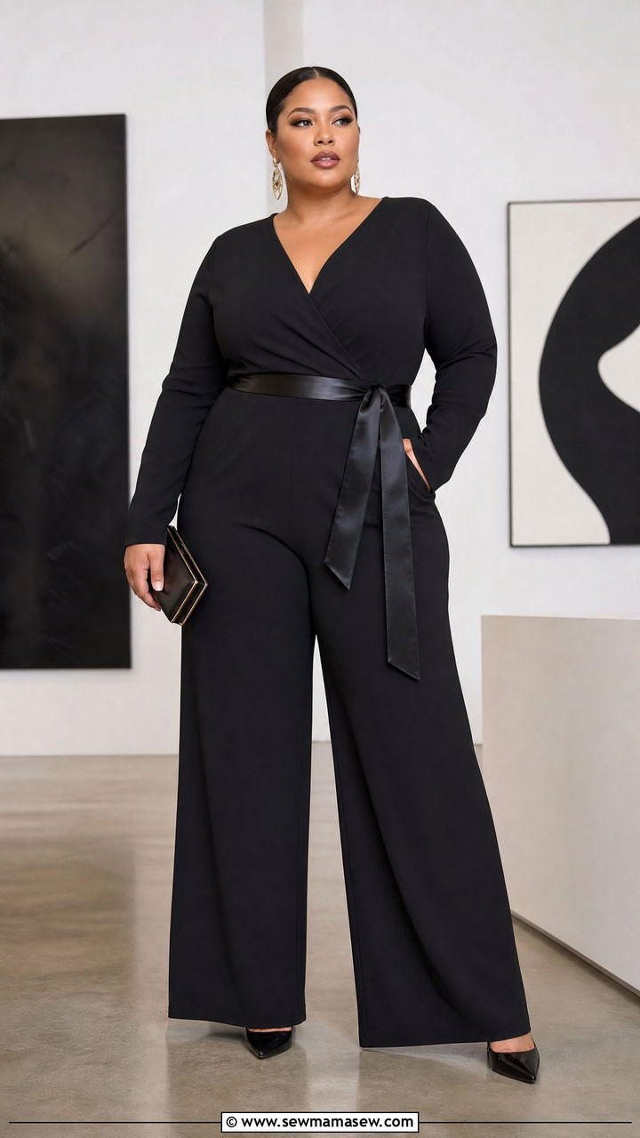 Plus Size Formal Jumpsuit - 20 plus size gala outfit ideas