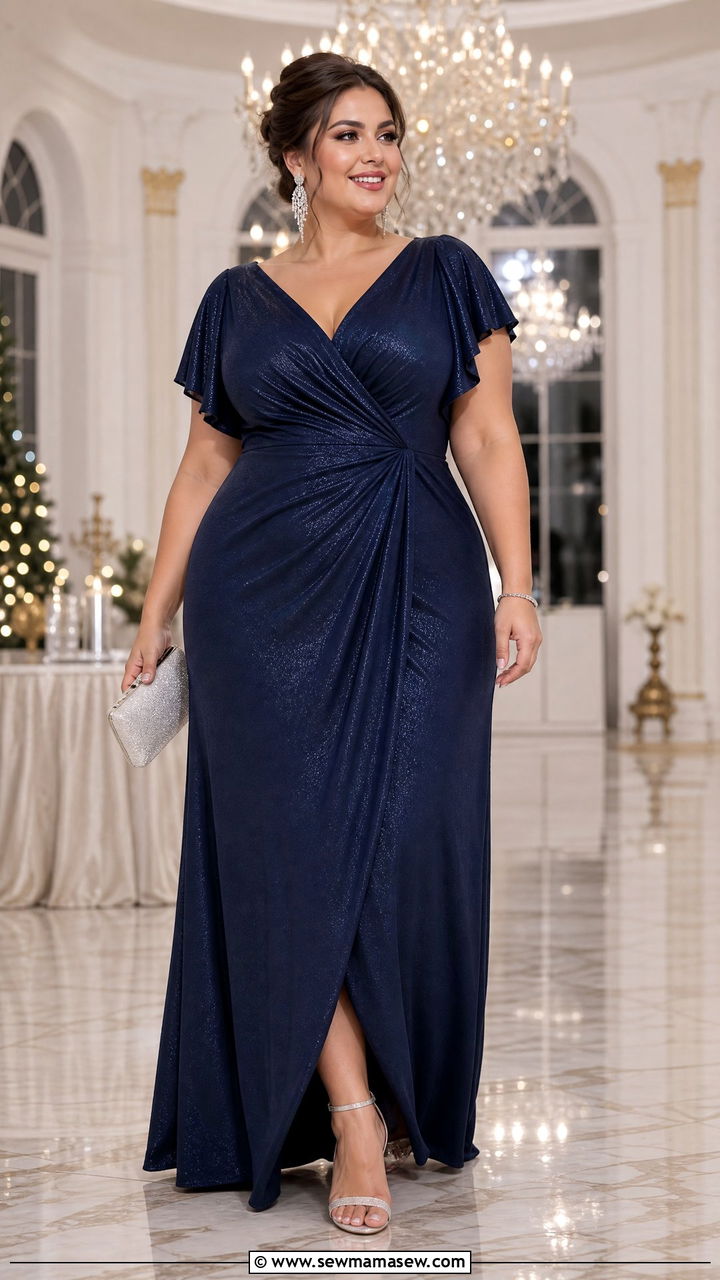 Plus Size Formal Maxi Dress Outfit - 20 plus size new years eve outfit ideas