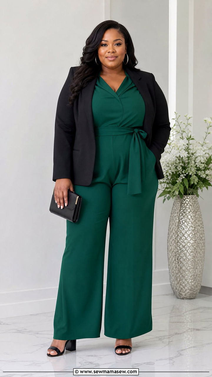 Plus Size Jumpsuit Church Outfit - 20 plus size church outfit ideas