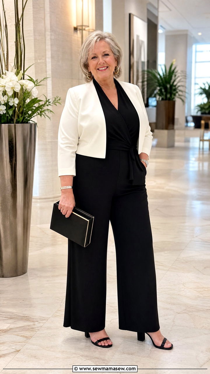 Plus Size Jumpsuit Outfit - 20 plus size outfits for older women