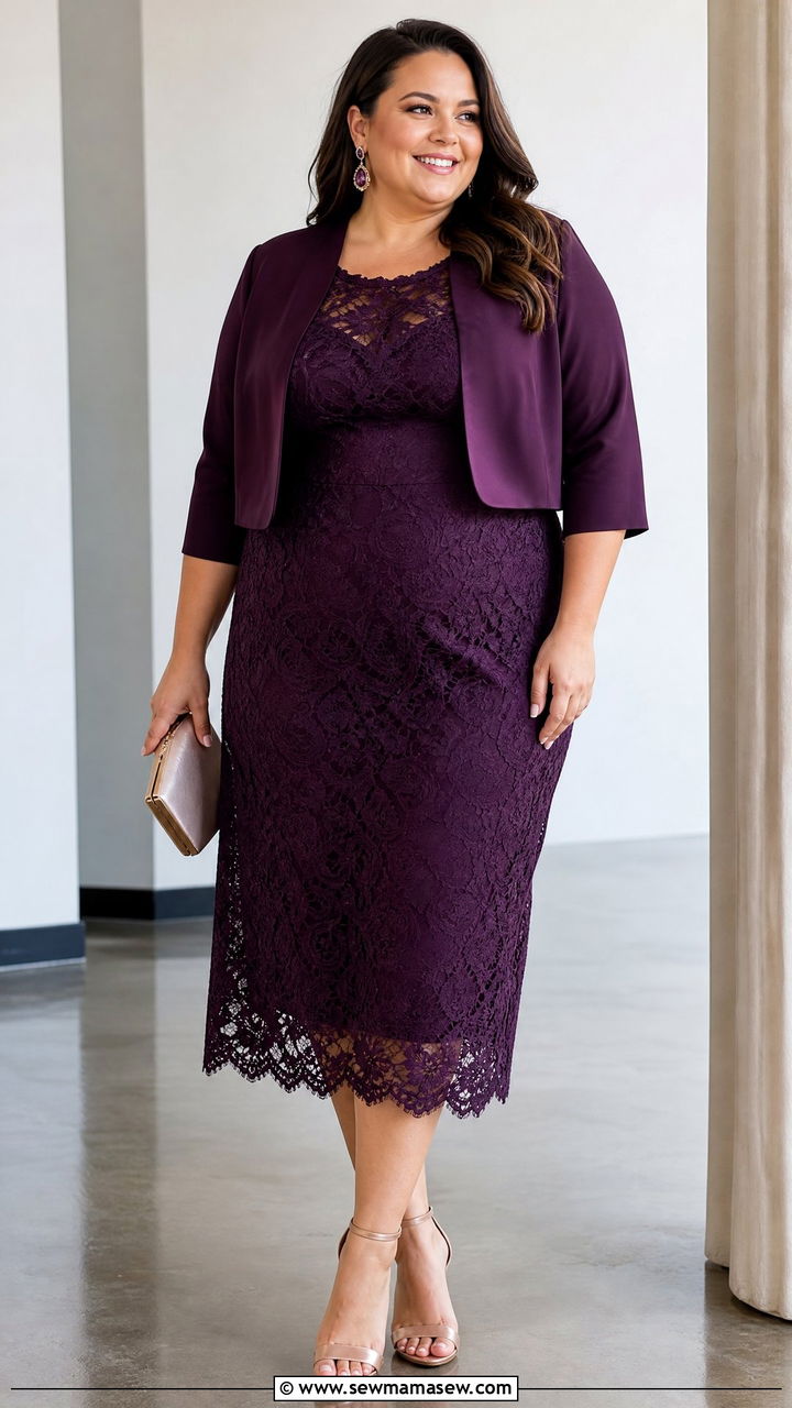 Plus Size Lace Cocktail Dress Outfit - 20 plus size cocktail dress outfit ideas