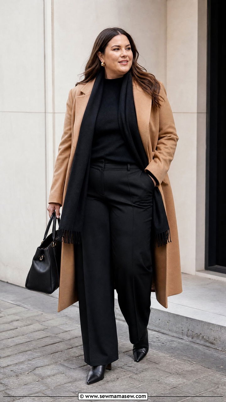 Plus Size Long Coat Outfit - 20 plus size fall outfit ideas 2026