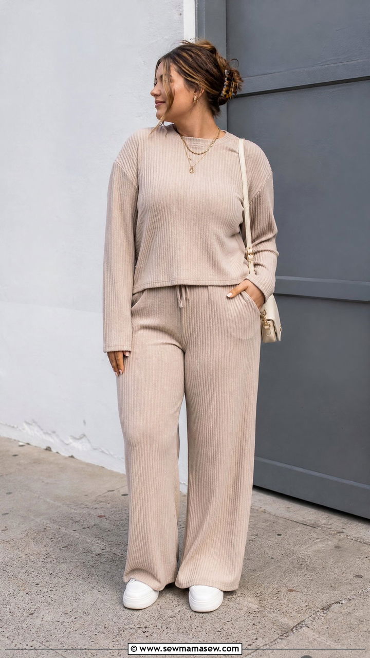 Plus Size Matching Set Outfit - 20 plus size outfits for young women