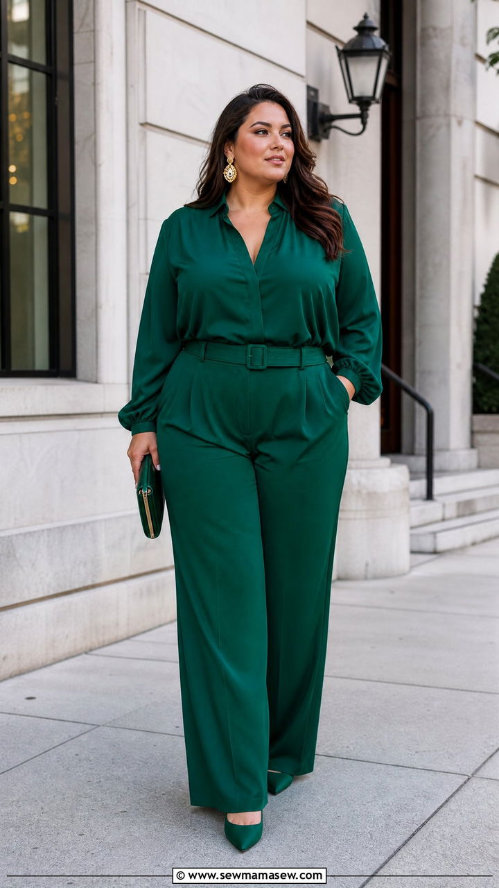 Plus Size Monochrome Cocktail Outfit - 20 plus size cocktail outfit ideas