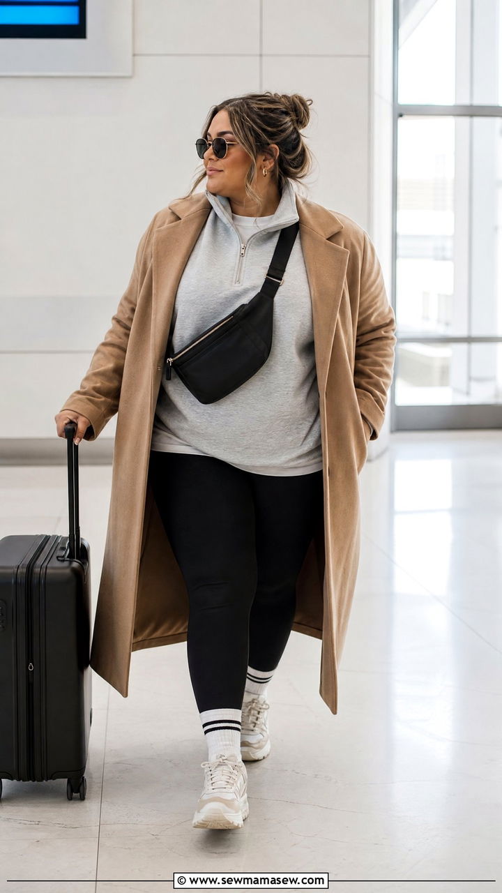 Plus Size Oversized Sweatshirt Outfit - 20 plus size trendy tops outfit ideas 2026