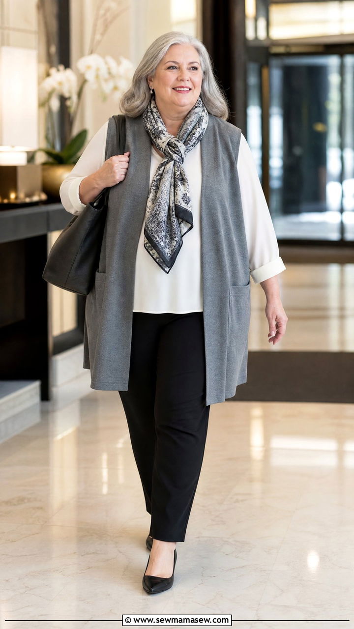 Plus Size Pull On Pants Outfit - 20 plus size outfits for mature women