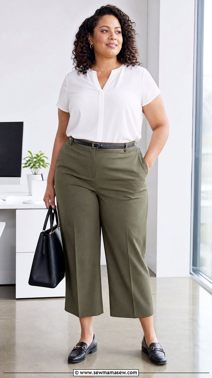 Plus Size Short Sleeve Blouse Outfit - 20 plus size office tops outfit ideas
