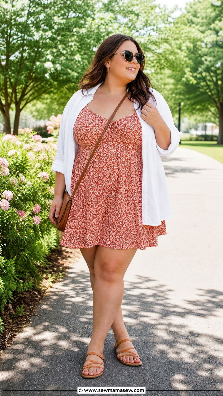 Plus Size Short Sundress Outfit - 20 plus size sundress outfit ideas