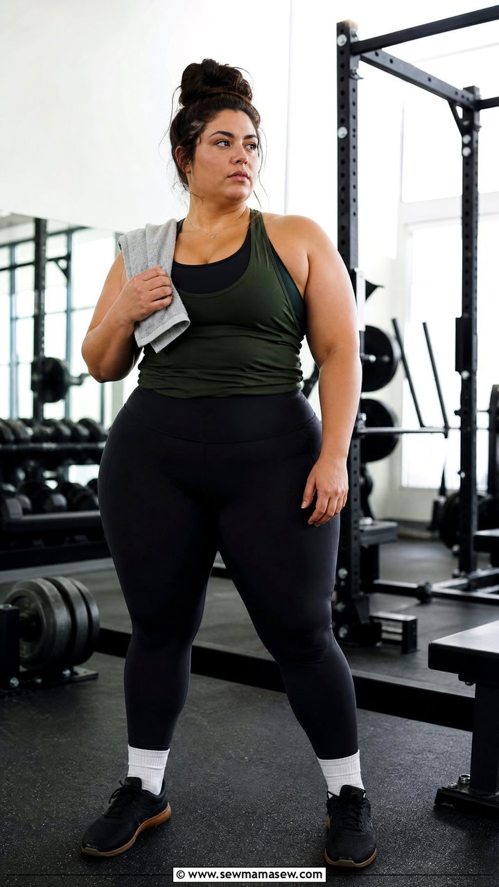 Plus Size Strength Training Gym Outfit - 20 plus size gym outfit ideas