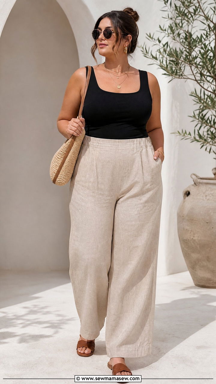 Plus Size Tank Top Outfit - 20 plus size casual top outfit ideas