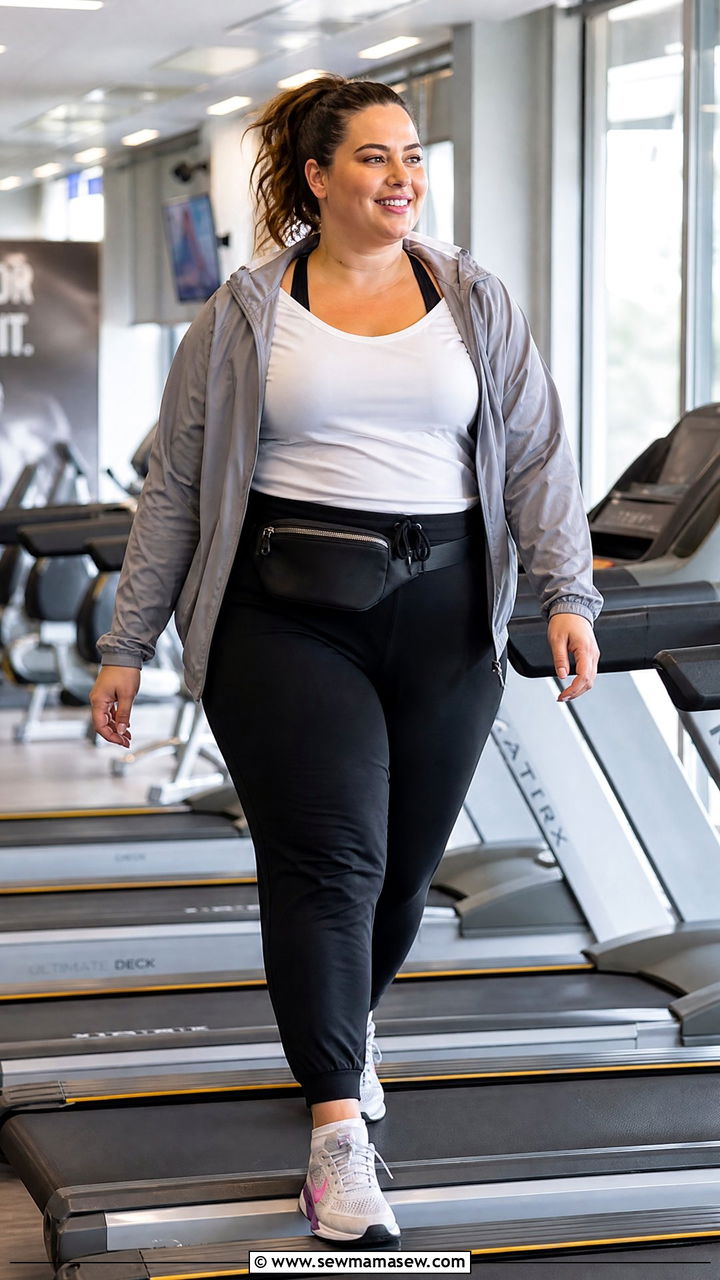 Plus Size Walking Gym Outfit - 20 plus size gym outfit ideas