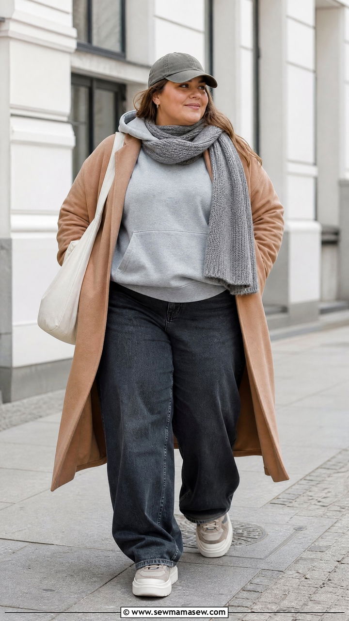 Plus Size Winter Hoodie Outfit - 20 plus size winter outfit ideas casual