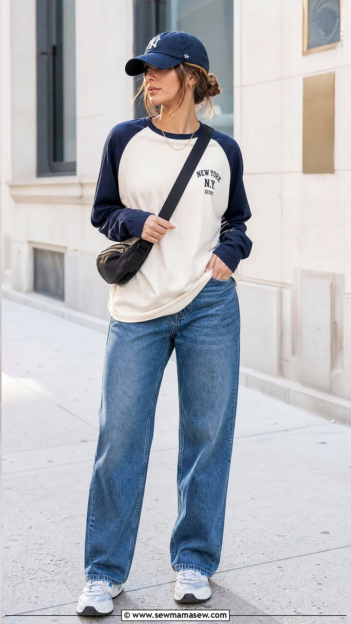 Streetwear Baseball Tee Outfit - 20 streetwear top outfit ideas