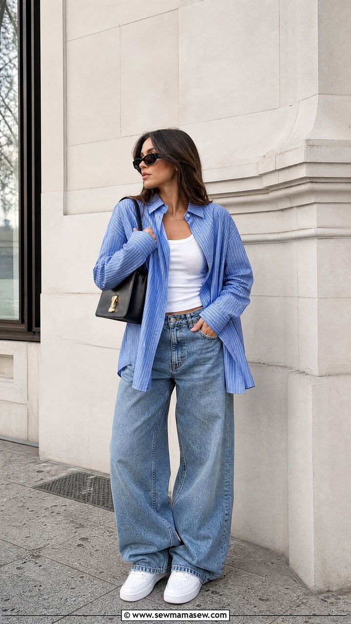 Streetwear Button Up Shirt Outfit - 20 streetwear top outfit ideas