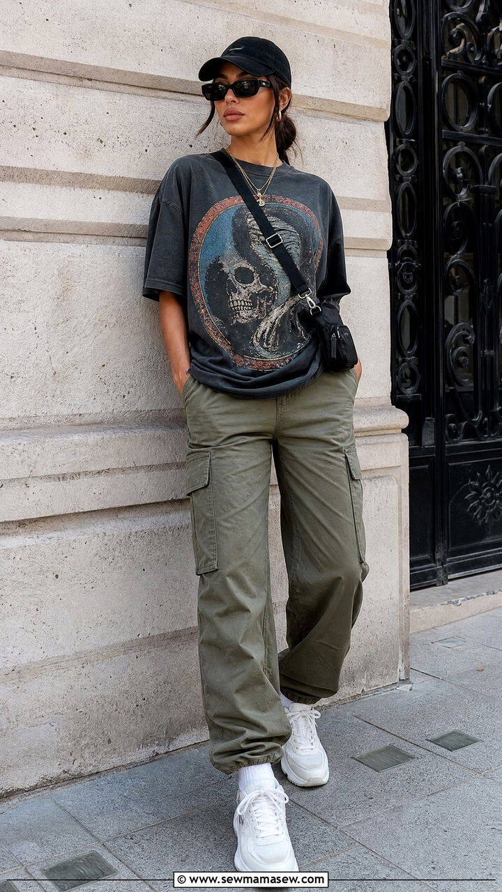 Streetwear Graphic Tee Outfit - 20 streetwear top outfit ideas