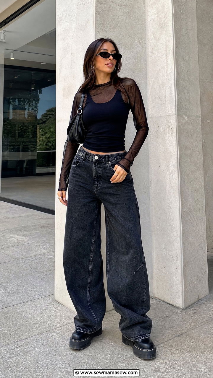 Streetwear Mesh Top Outfit - 20 streetwear top outfit ideas