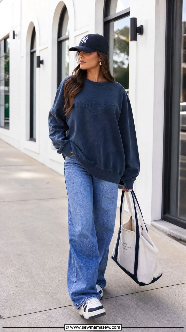 Streetwear Sweatshirt Outfit - 20 streetwear top outfit ideas