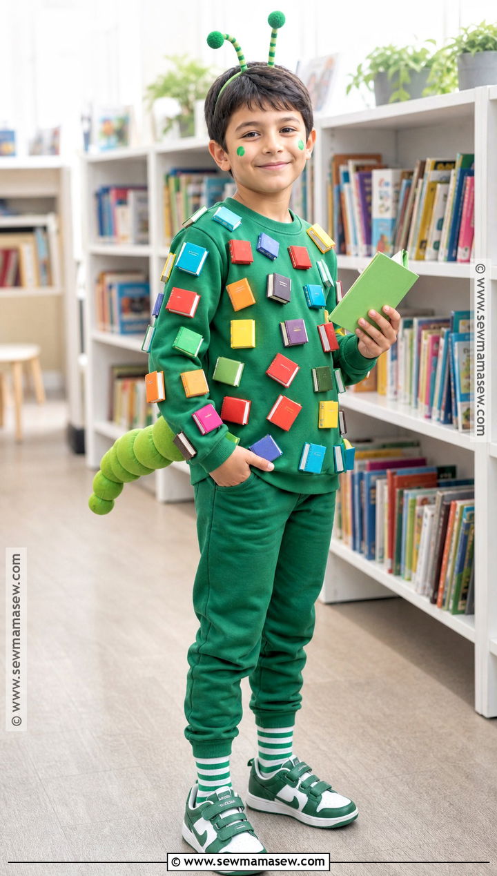 100 Books Bookworm Costume - 40 100th day of school dress up ideas