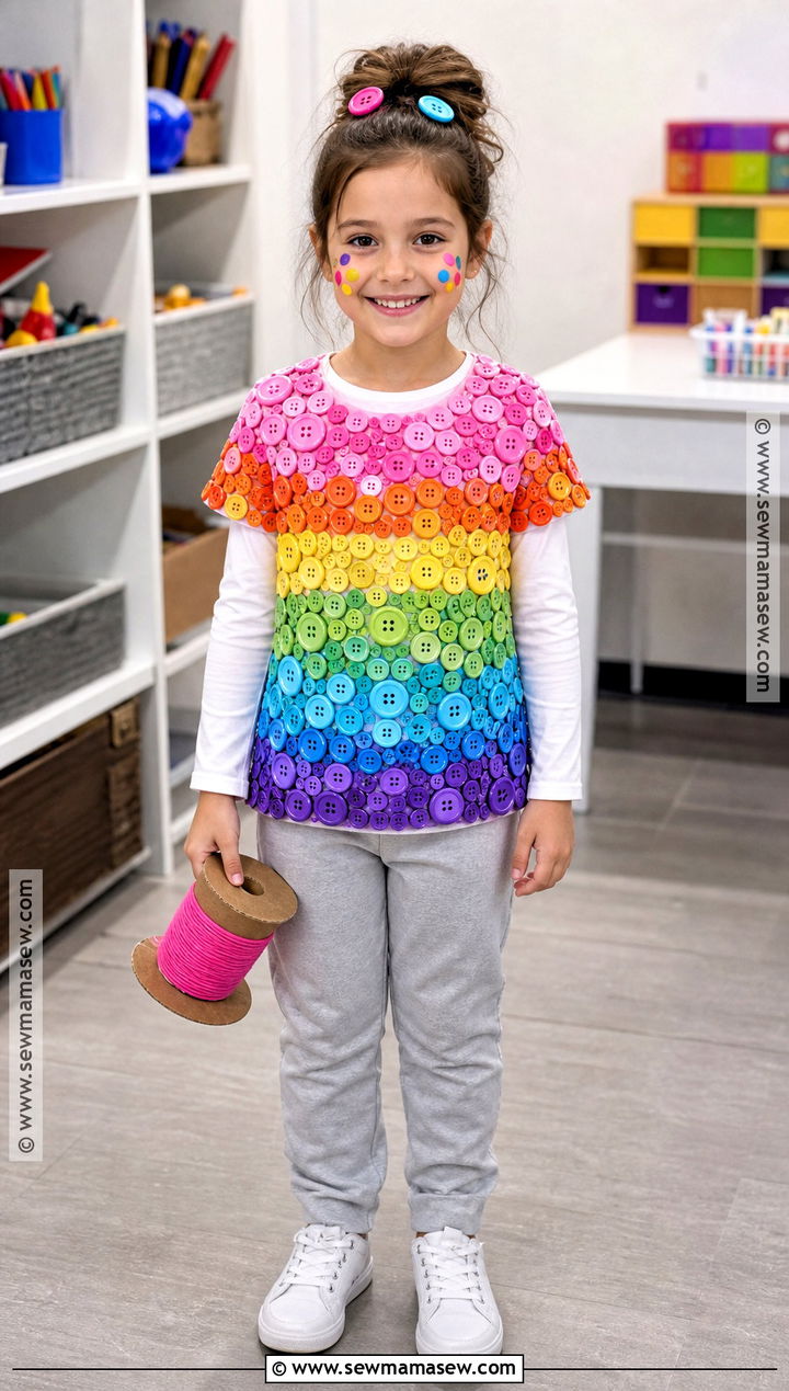 100 Button Shirt Costume - 40 100th day of school dress up ideas