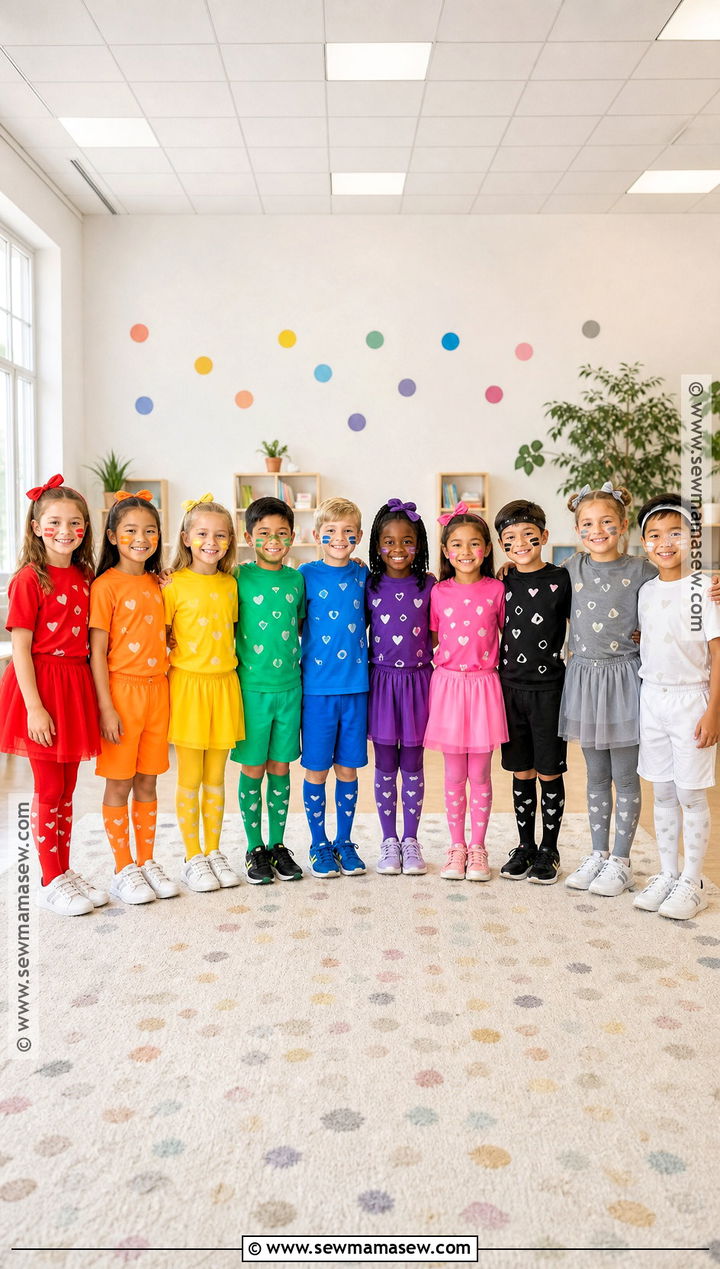 100 Day Rainbow Class Costume - 45 100 days of school dress up ideas