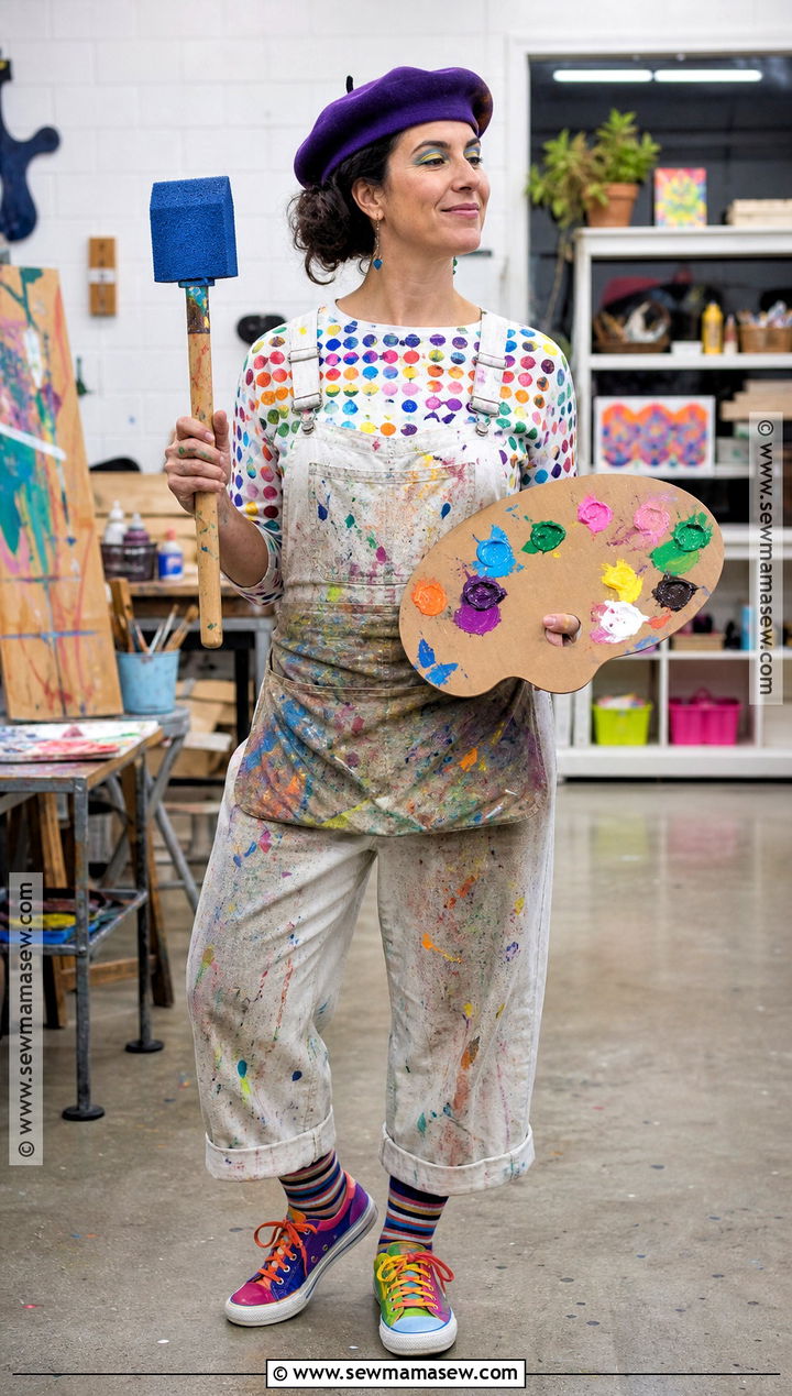 100 Days Artist Teacher Costume - 30 100 days of school dress up ideas for teachers
