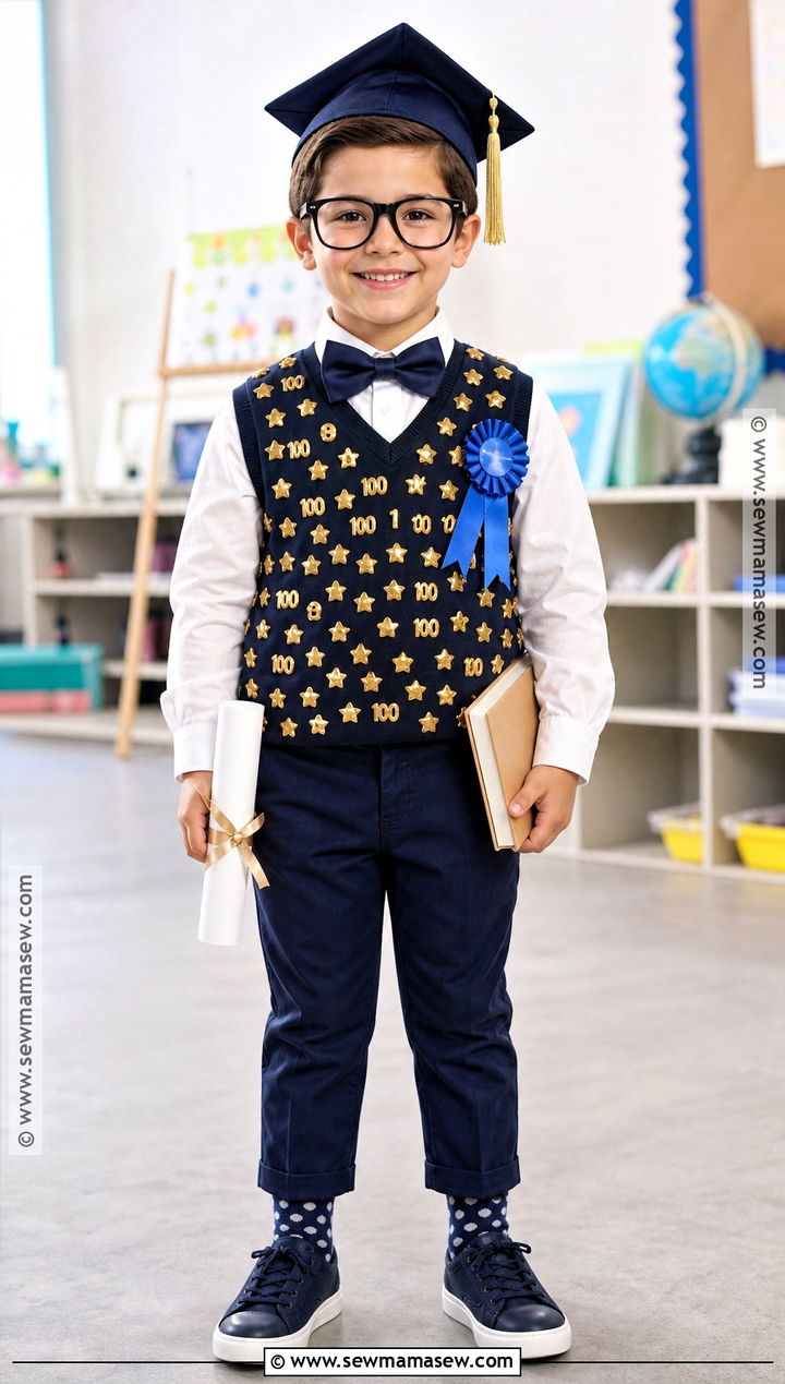 100 Days Smarter Scholar Outfit - 30 100 days of school dress up ideas for boys