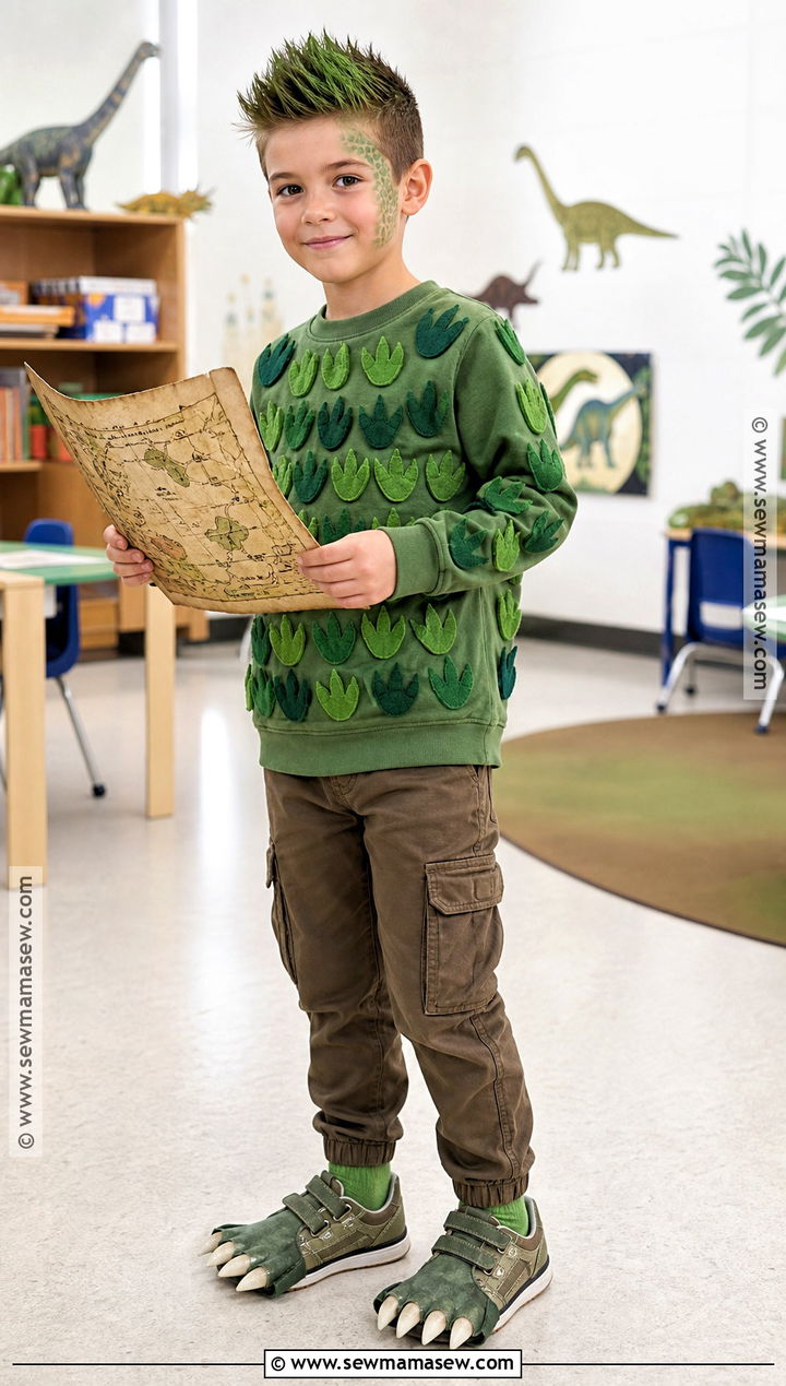 100 Dinosaur Footprints Outfit - 30 100 days of school dress up ideas for boys