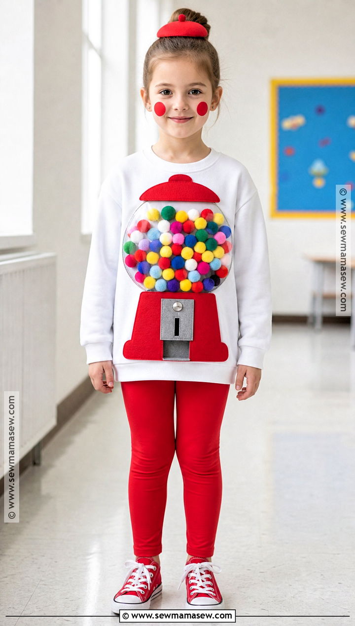100 Gumball Machine Costume - 45 100 days of school dress up ideas