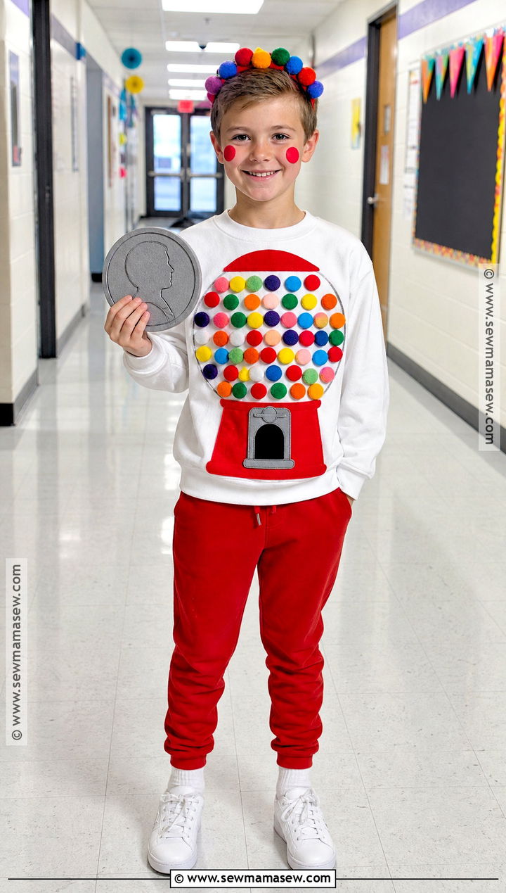 100 Gumballs Costume - 40 100th day of school dress up ideas