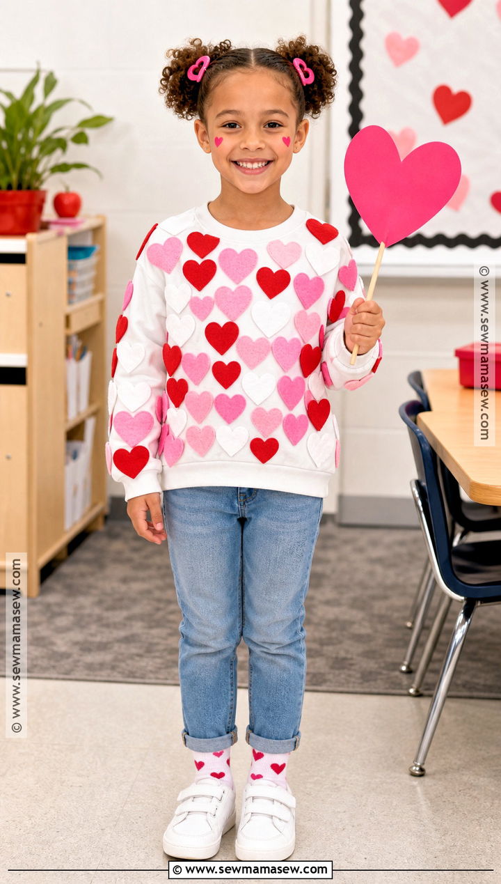 100 Hearts Shirt Costume - 40 100th day of school dress up ideas