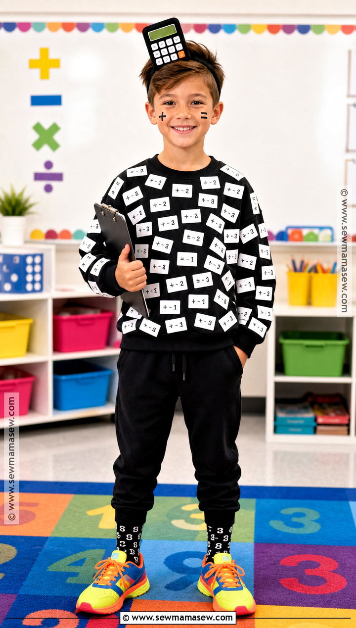 100 Math Facts Costume - 40 100th day of school dress up ideas
