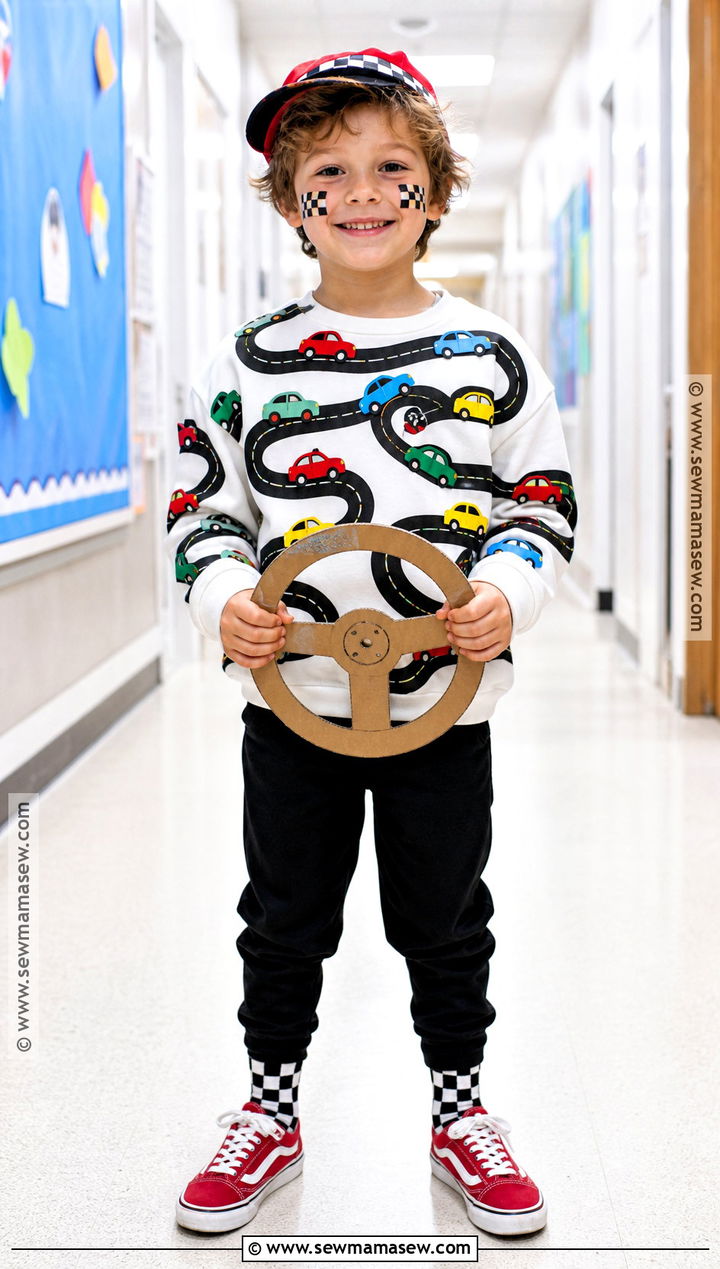 100 Race Car Shirt Outfit - 45 100 days of school dress up ideas
