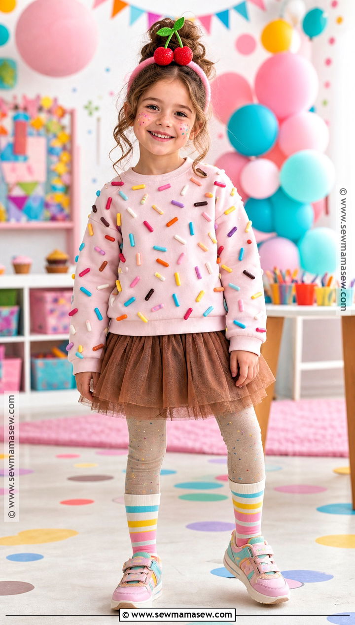 100 Sprinkles Cupcake Costume - 45 100 days of school dress up ideas