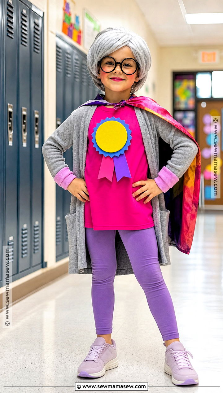 100 Year Old Superhero Costume - 45 100 days of school dress up ideas