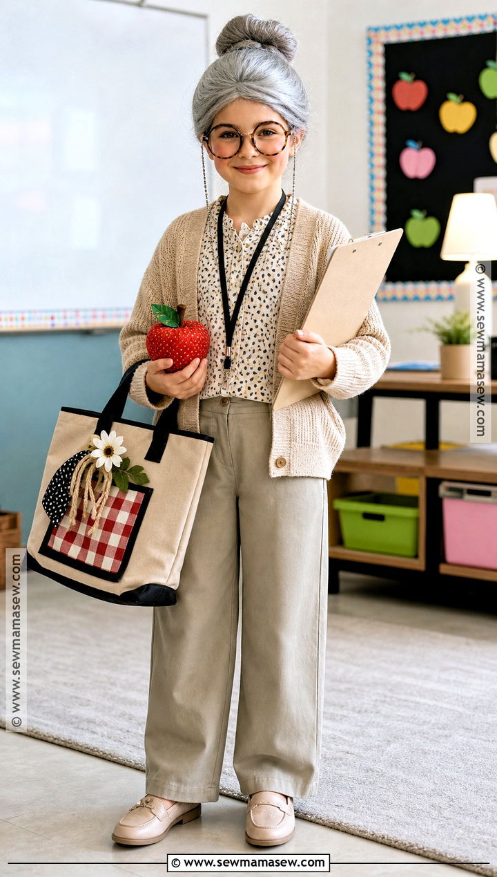 100 Year Old Teacher Costume - 45 100 days of school dress up ideas