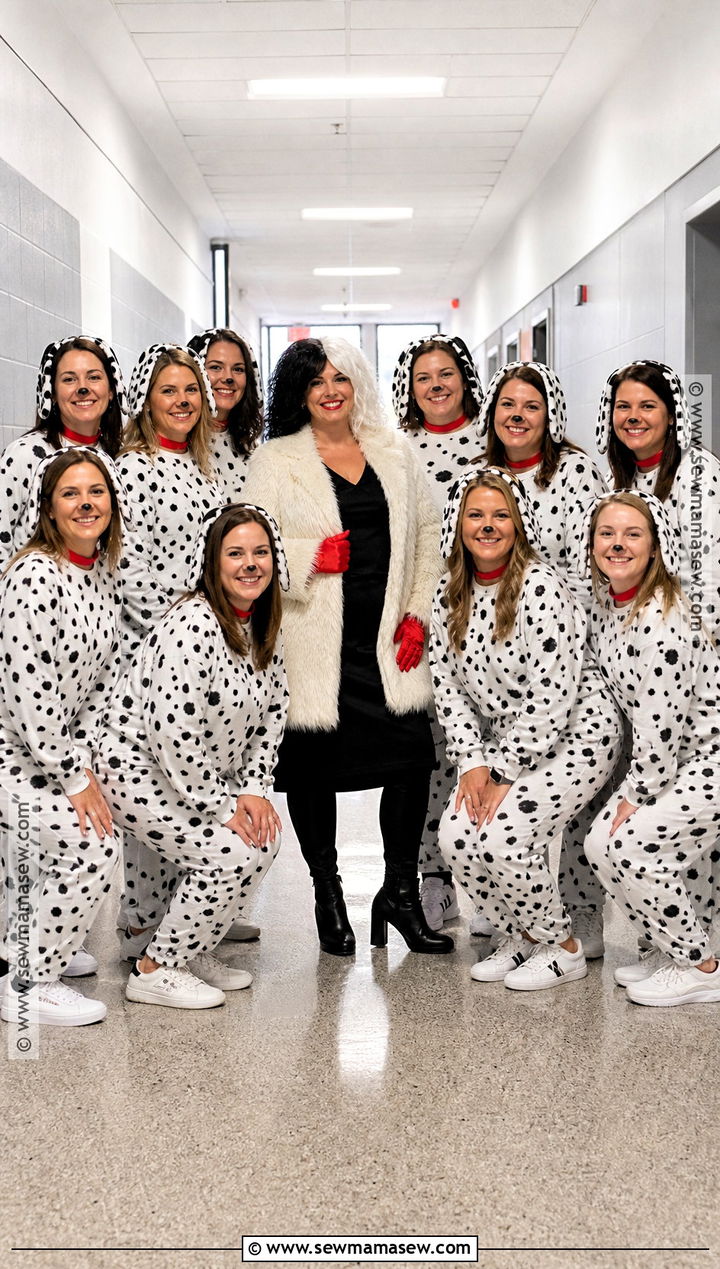101 Dalmatians Teacher Group Costume - 35 teacher halloween costumes group