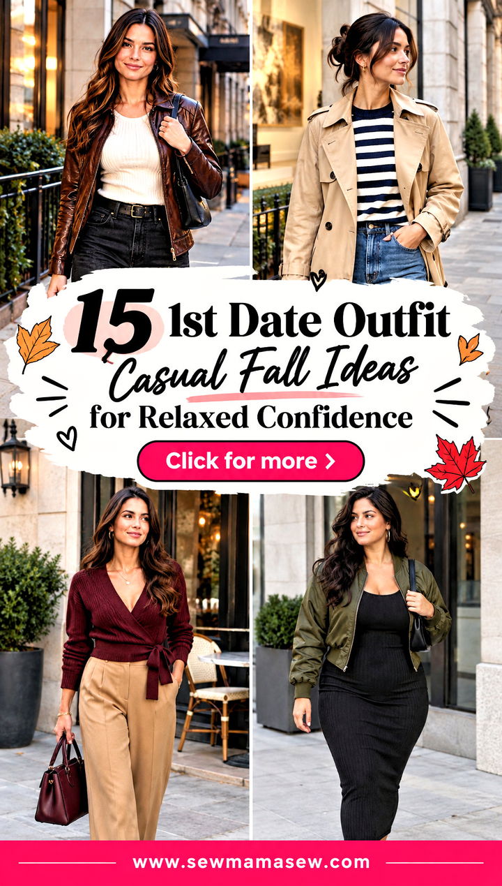15 1st Date Outfit Casual Fall Ideas for Relaxed Confidence - 15 1st Date Outfit Casual Fall Ideas for Relaxed Confidence