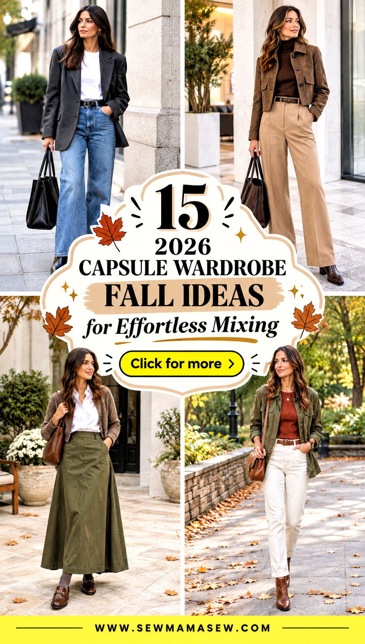 15 2026 Capsule Wardrobe Fall Ideas for Effortless Mixing - 15 2026 Capsule Wardrobe Fall Ideas for Effortless Mixing