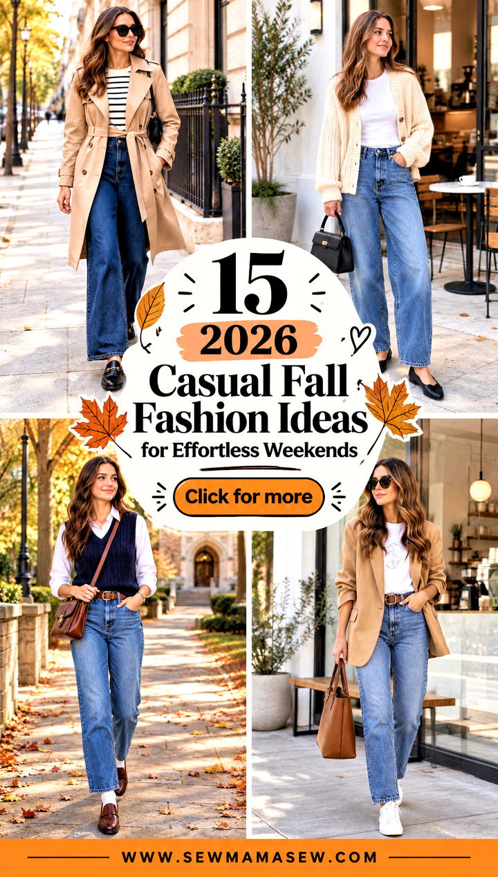 15 2026 Casual Fall Fashion Ideas for Effortless Weekends - 15 2026 Casual Fall Fashion Ideas for Effortless Weekends