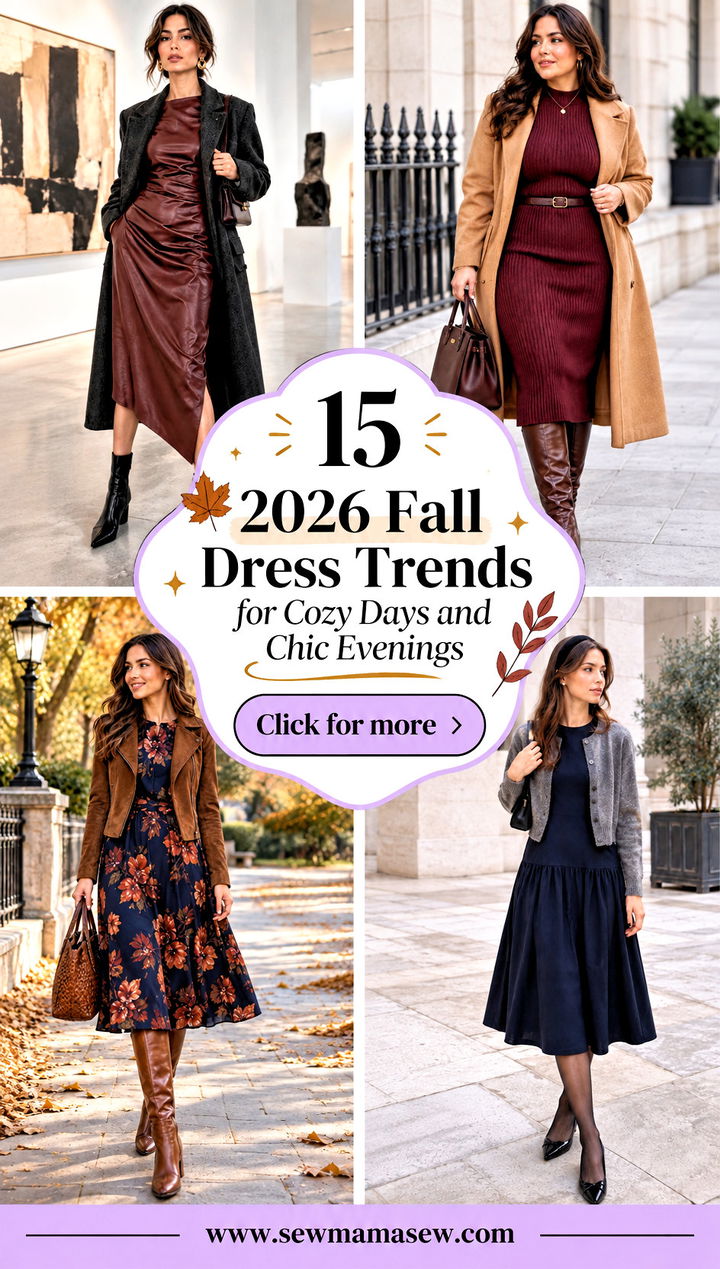 15 2026 Fall Dress Trends for Cozy Days and Chic Evenings - 15 2026 Fall Dress Trends for Cozy Days and Chic Evenings
